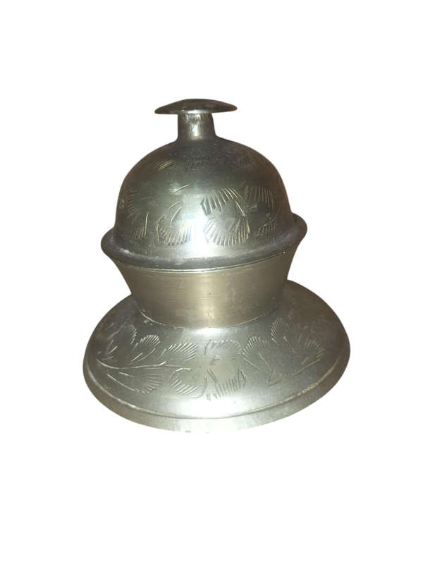 vintage brass elephant or oxen claw bell