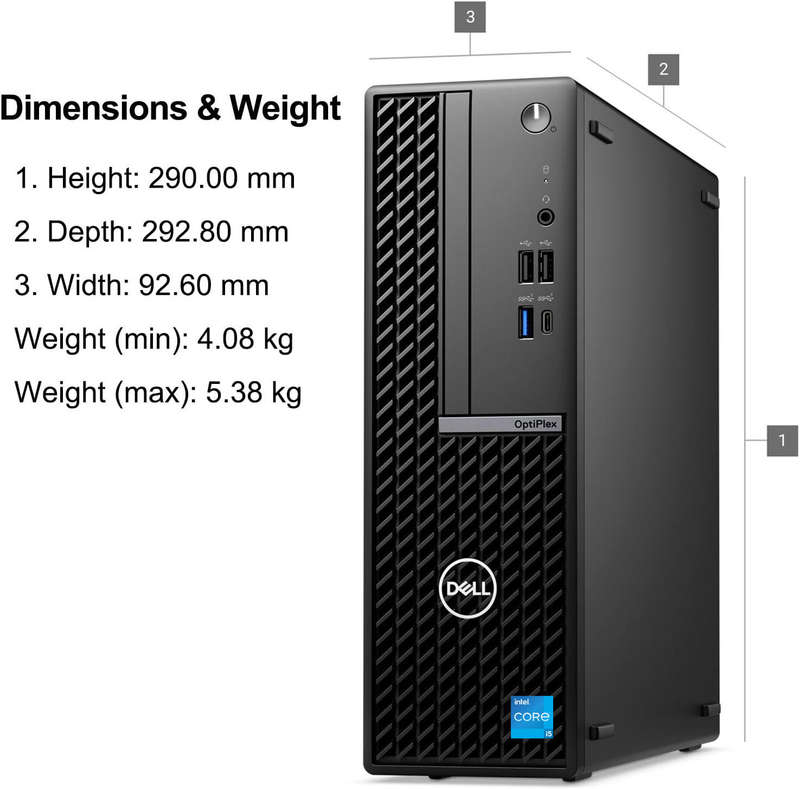Dell OptiPlex 7020 Core i5-14500 14th Gen 16GB DDR5 RAM 512GB Nvme M.2 SSD