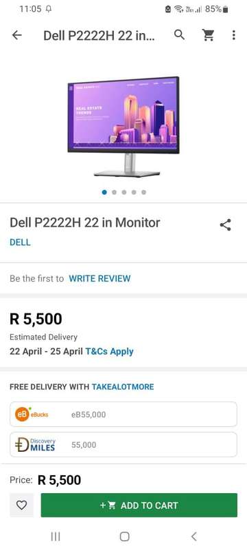 Dell Pro 22 Plus Monitor - P2225H (Brand New)