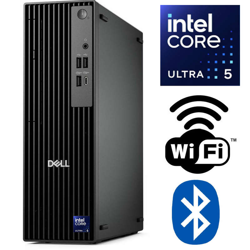 Dell Pro Slim QCS1250 intel Ultra 5/i5 V-pro 16gb Ram Memory 512gb M.2 Nvme SSD Drive