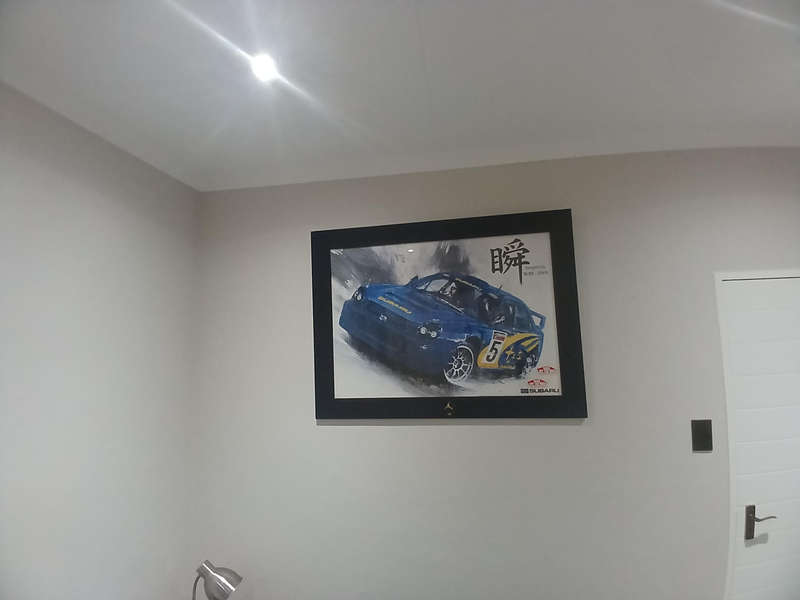 Subaru Impreza WCR 2001 potrait/wall painting