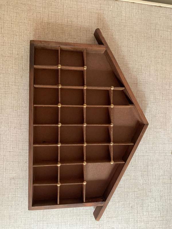Printer Tray with Brass Ornaments