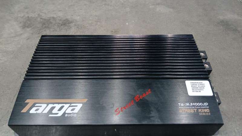 TARGA STREET BEAST 24OOOWATT CAR MONOBLOCK AMPLIFIER R2000
