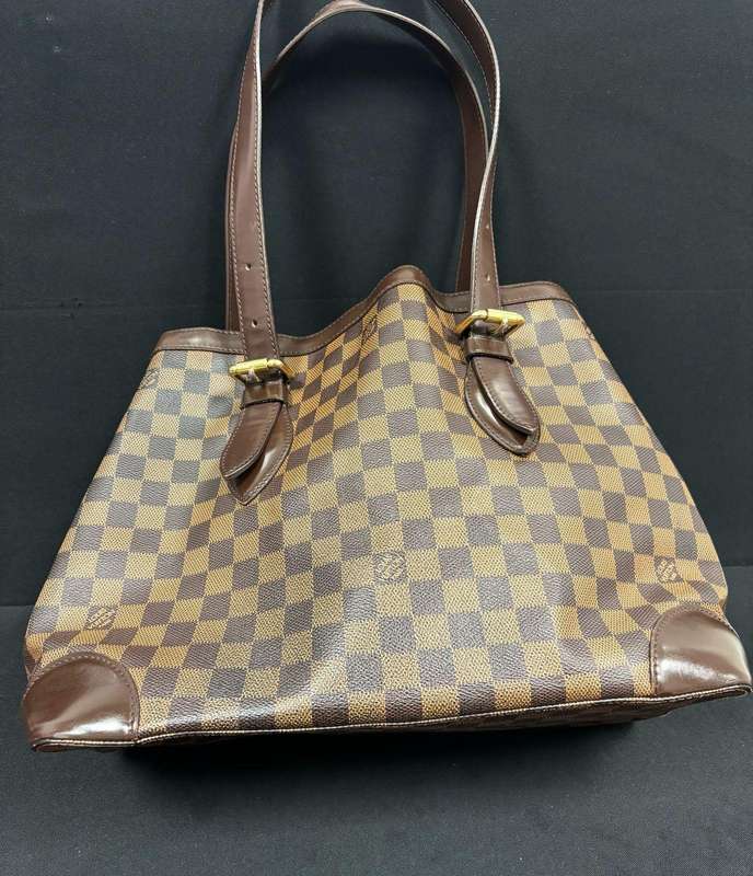 Louis Vuitton Damier Ebene Canvas Tote Bag