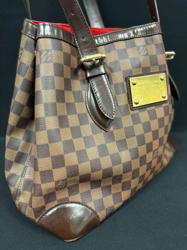 Louis Vuitton Damier Ebene Canvas Tote Bag