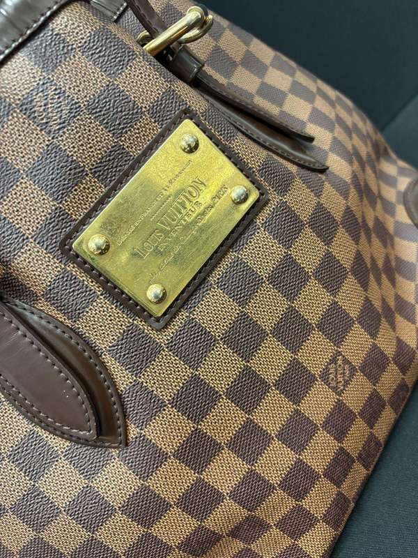 Louis Vuitton Damier Ebene Canvas Tote Bag