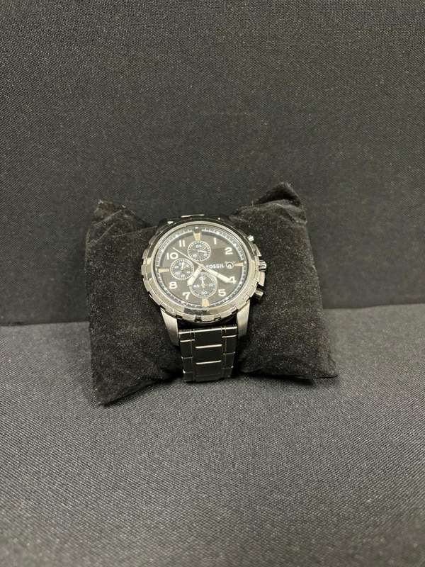 Fossil Mens Dean Stainless Steel Watch