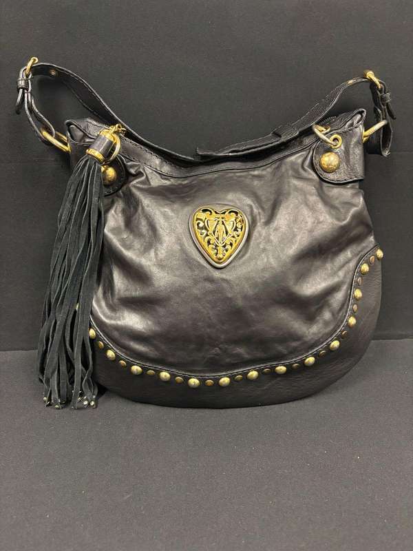Gucci Calfskin Babouska Hobo Bag  Black