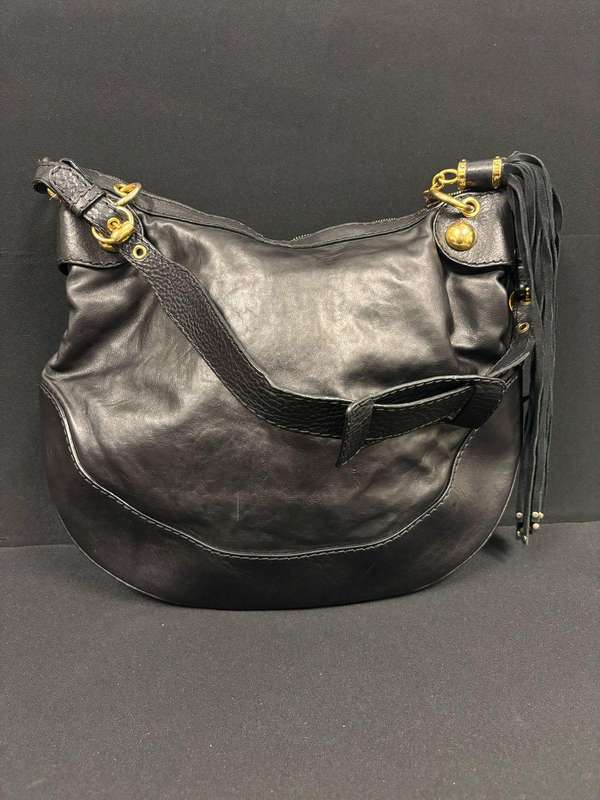 Gucci Calfskin Babouska Hobo Bag  Black