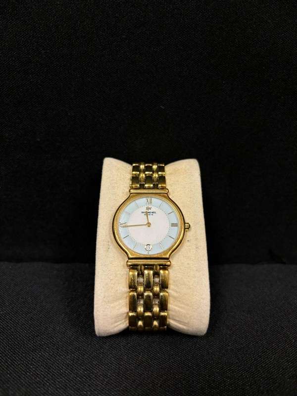 RAYMOND WEIL VINTAGE 18K GOLD PLATED WATCH