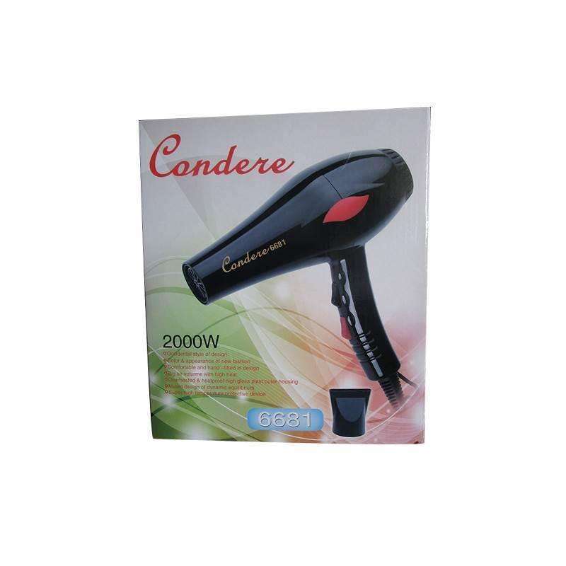 Condere 2000W Fast Drying Hair Dryer, Cold Air Feature, 2 Heat Settings, 2 Speed Settings