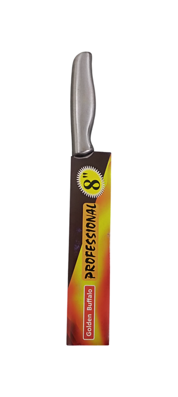 8'' Knife Silver, Stainless Steel blade for exceptional sharpness and durability