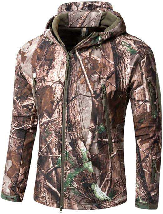 Waterproof, Windproof Tactical Military Fleece Hoodie Jacket (Polyester), Lightweight, Size M-2XL