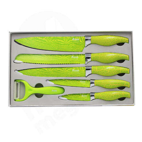6Pc Non-stick Coating Knife Set
