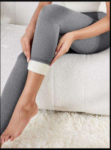 Winter Leggings, Super-Soft Wool Underneath,  Size : Medium - 2XL