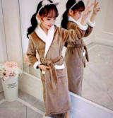 Kiddies Bathrobe/Gown: Unisex, Fluffy, Age 2-12 Years