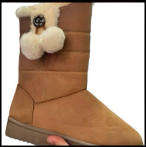 Winter Princess Snow Boots, Warm Lined, Plush and Thick Fur Lining, Size 3 to 8