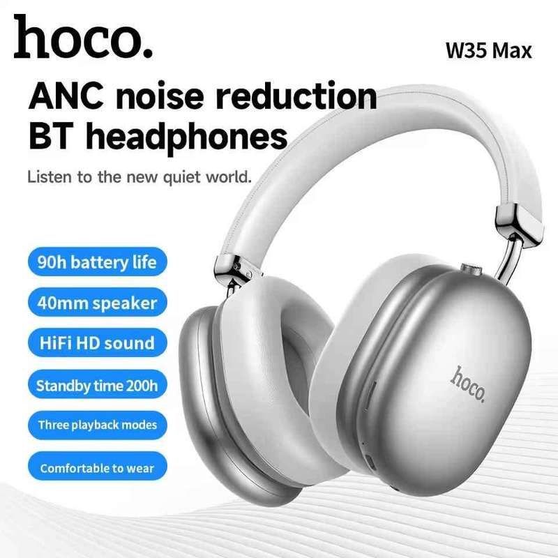 hoco W35 MAX  Studio-Grade Wireless Headphones with 90-Hour Playback