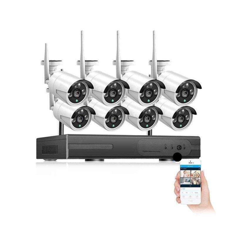 8 CH Wireless IP Security Camera