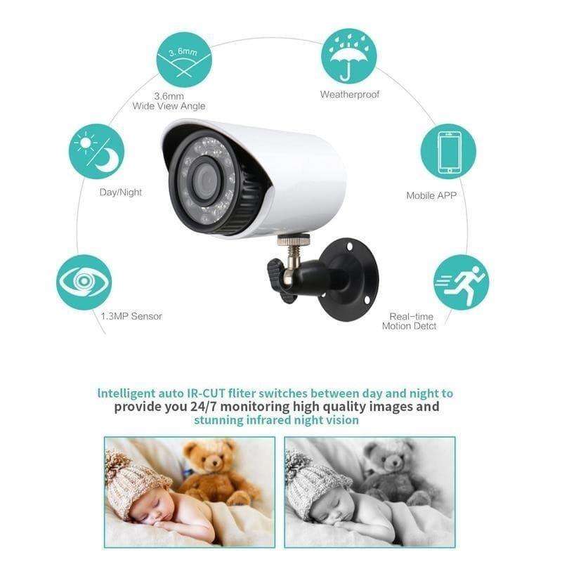 8 CH Out/Indoor Security Camera