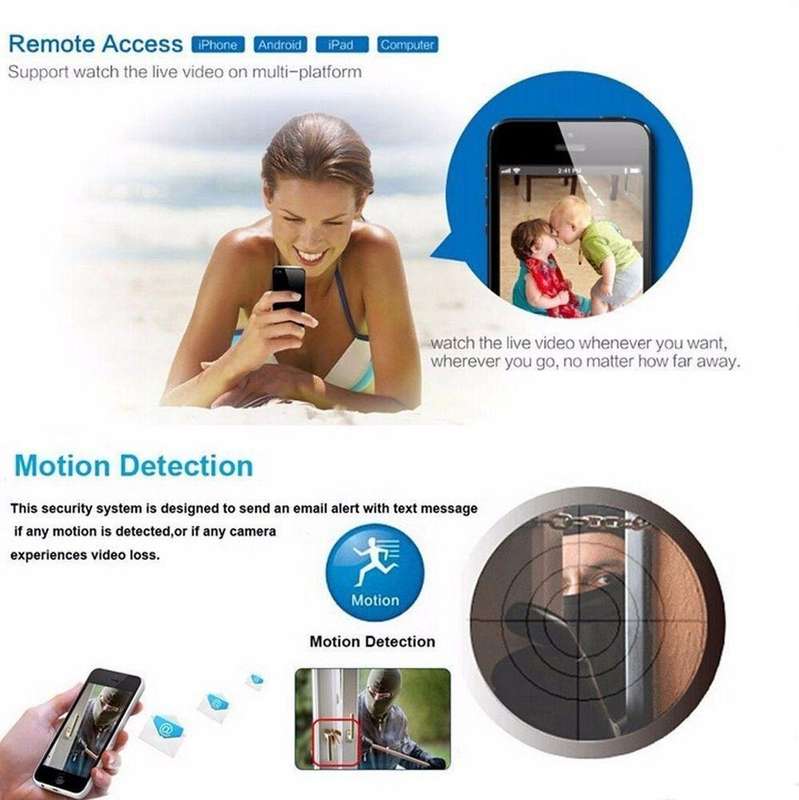 8 CH Out/Indoor Security Camera