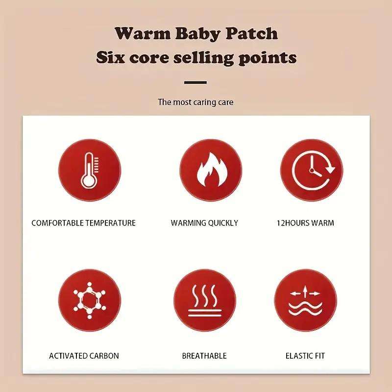 10pcs Disposable Self Adhesive Body/Hand/Foot Warm patch