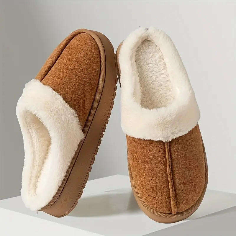 Plush slippers