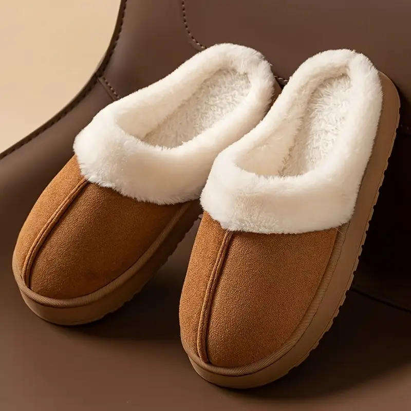 Plush slippers
