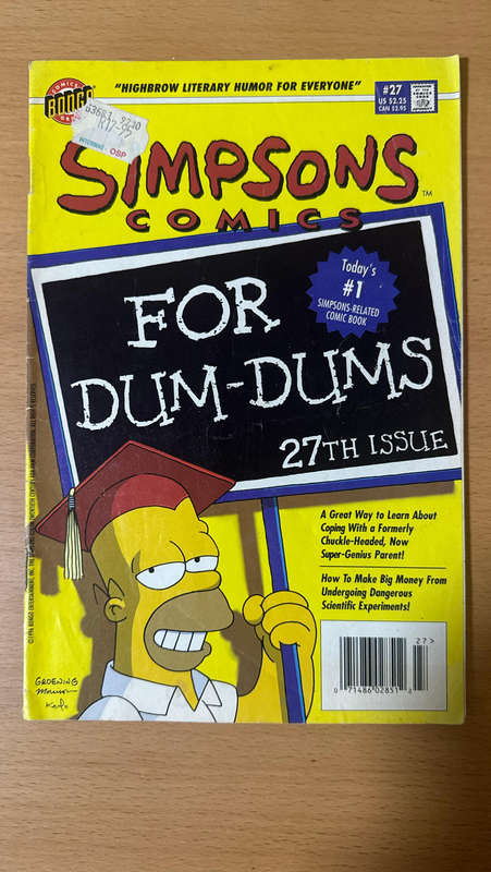 Simpsons comics for dum-dums #27