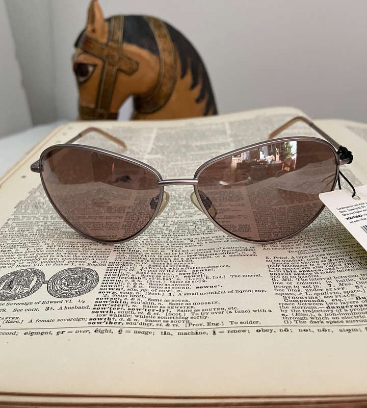 Sunglasses- Rose Gold Boots Sunglasses  Style 70V  100% UV Protection, Filter Category 2