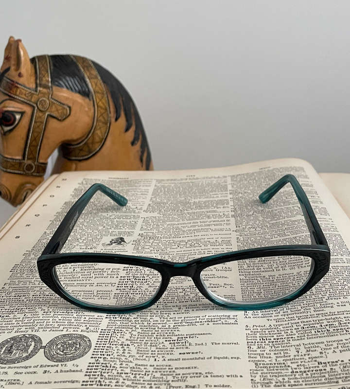 Foster Grant TG0612 +3.00 Emerald Green & Black Ombre Reading Glasses  PD 62mm