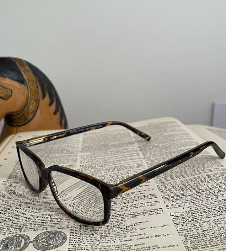 Foster Grant LO1113 +3.50 Reading Glasses | Black Frame | 54-16-145 | PD 62±2mm