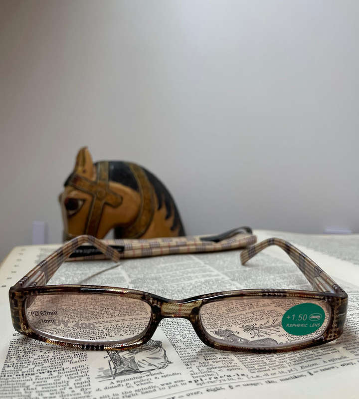 Sight Station RANGER Fashion Plaid +1.50 Reading Glasses | UV400 Protection | Tinted Aspheric Lenses