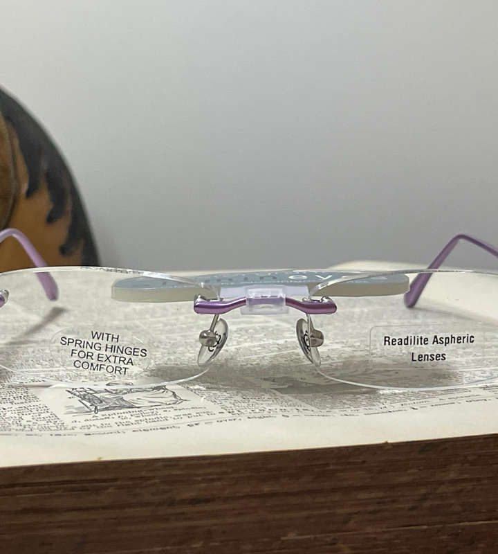 Foster Grant +1.25 Readilite Reading Glasses  Lightweight Lilac Comfort at Over 50% Off!