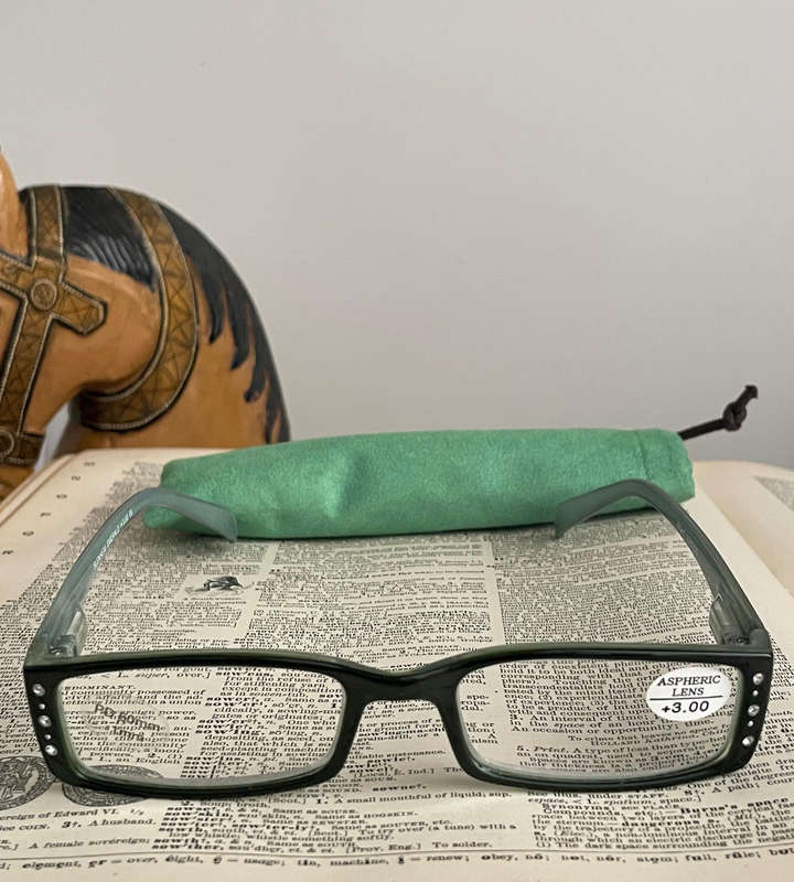 Sight Station Blenheim Emerald +3.00 Aspheric Fashion Reading Glasses