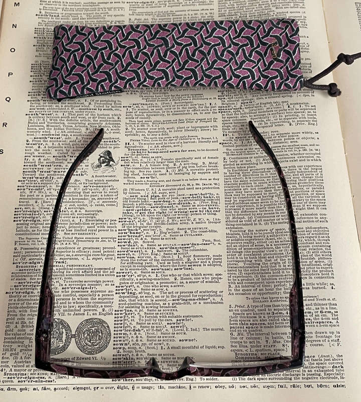 Sight Station +3.00 Artisan Mulberry Reading Glasses with Fabric Pouch