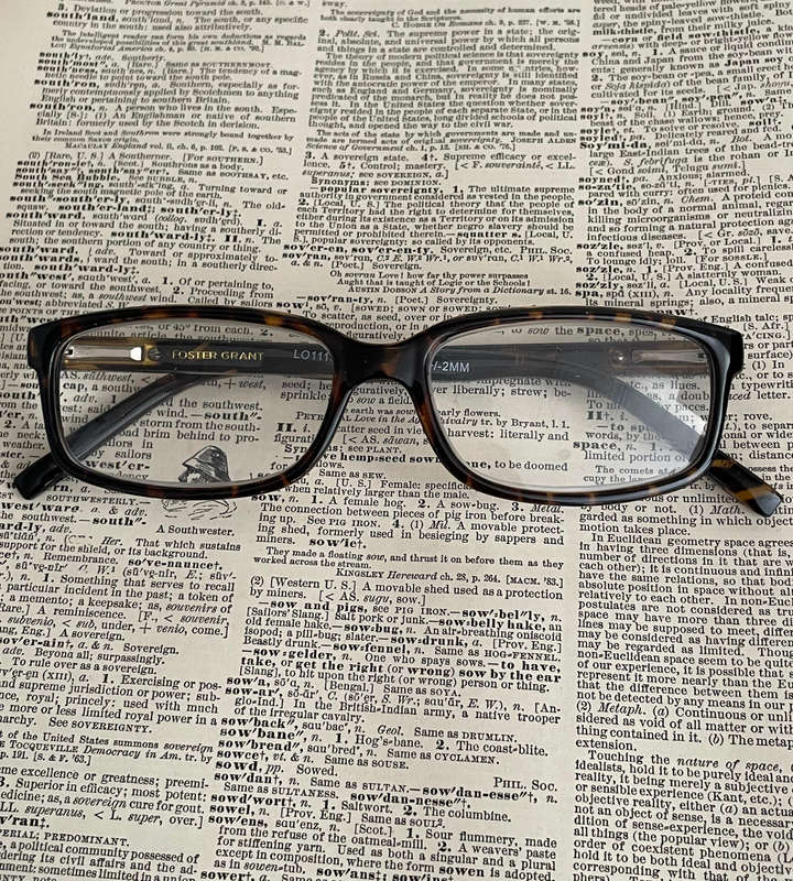 Foster Grant LO1113 +3.50 Reading Glasses | Black Frame | 54-16-145 | PD 62±2mm