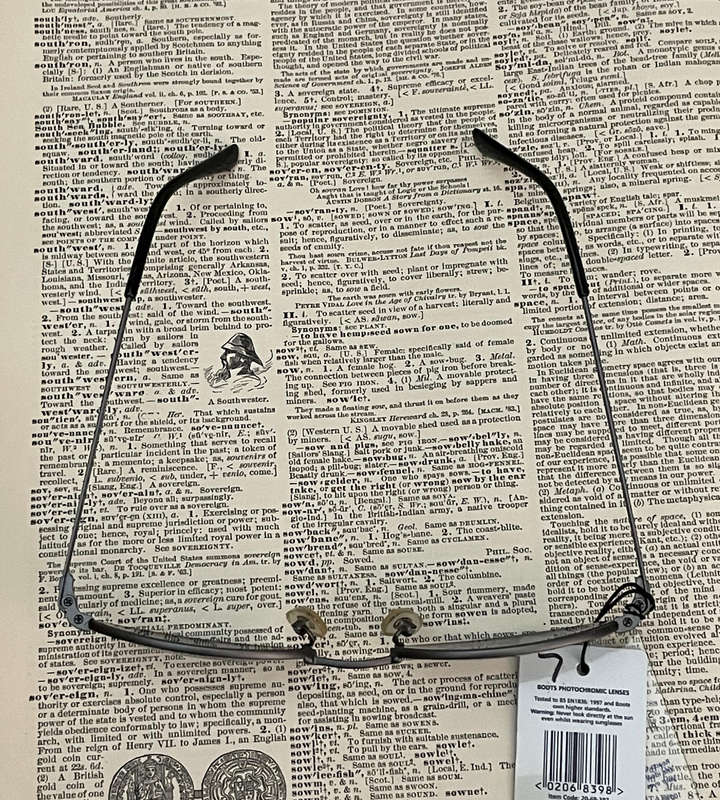 BOOTS Reactolite Sunglasses  Photochromic Lenses | Clearance | New & Unused