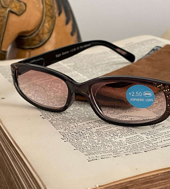 Sight Station RIO +2.50 Reading Glasses  Colorful Fashion Readers with Fabric Pouch | PD 62mm