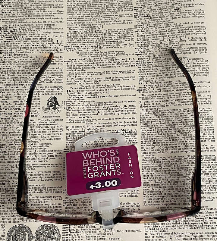 Sale  Foster Grant +3.00 Polka Dot Reading Glasses | RFCUR150 UK Model LO0413 | 52-18-140