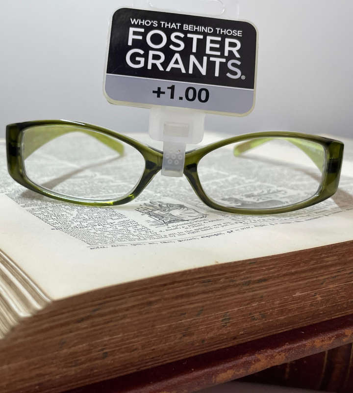 Foster Grant +1.00 Reading Glasses  Green Floral | RFXLAA100MT | 52-19-126 | PD 62mm