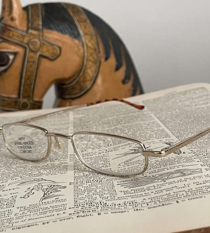 Foster Grant +2.50 Compact Reading Glasses  Spring Hinges | Pocket Holder | 129-19-132 | PD64mm