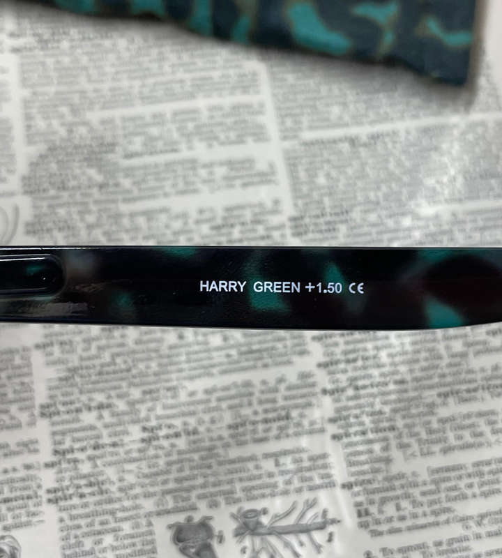 Sight Station HARRY +1.50 Reading Glasses  Green Frame with Matching Sleeve | Aspheric Lenses