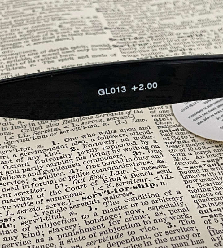 Glare GL013 +2.00 Reading Glasses  Stylish & Lightweight Design