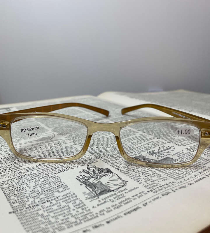 Sight Station Harper Brown +1.00 Super Lightweight Reading Glasses