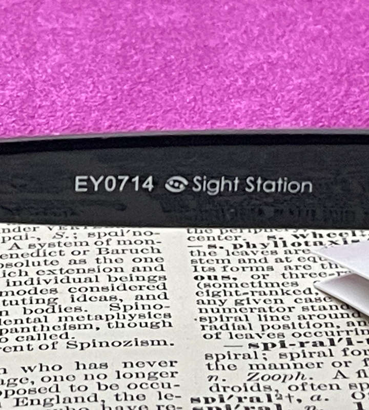 Sight Station +1.50 Reading Glasses  EYE714 Rio Mauve | Purple & Gold with Faux Diamond Accents | F