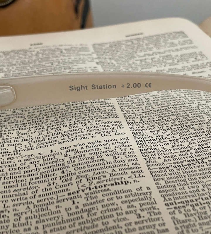 Sight Station PD62 +2.00 Tinted Aspheric Reading Glasses  Max UV400 Protection  Canes 8301-B14