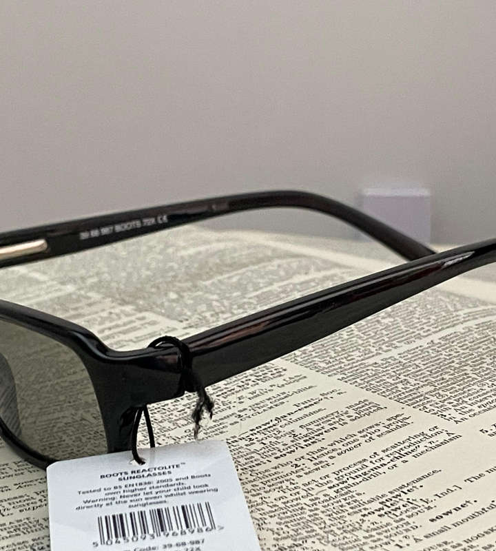 Boots Reactolite Sunglasses  Style 72X, Lightweight Design, 100% UV Protection
