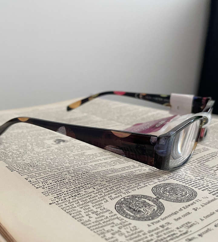 Foster Grant RFCUR150 +3.50 Reading Glasses Polka Dot Design | UK Model LO0413 | 52-18-140 | PD 62mm