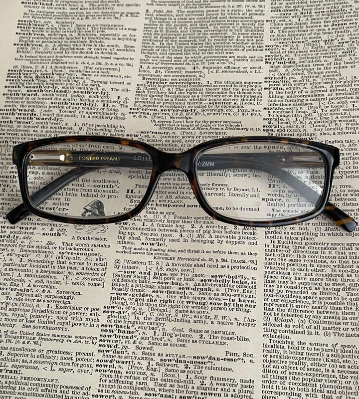 Foster Grant LO1113 +3.50 Reading Glasses | Black Frame | 54-16-145 | PD 62±2mm